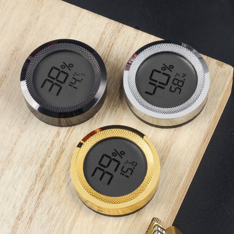 Digital Hygrometer Probe - Termometer Higrometer Digital Mini untuk Humidor,