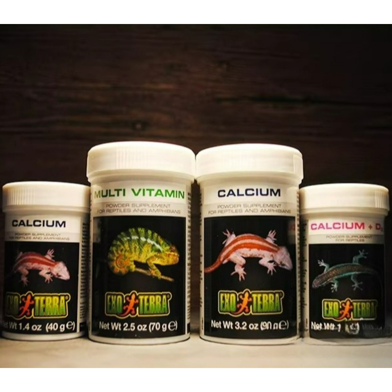 Vitamin D3 Reptile - HAGEN Bubuk Kalsium Reptil Dengan &