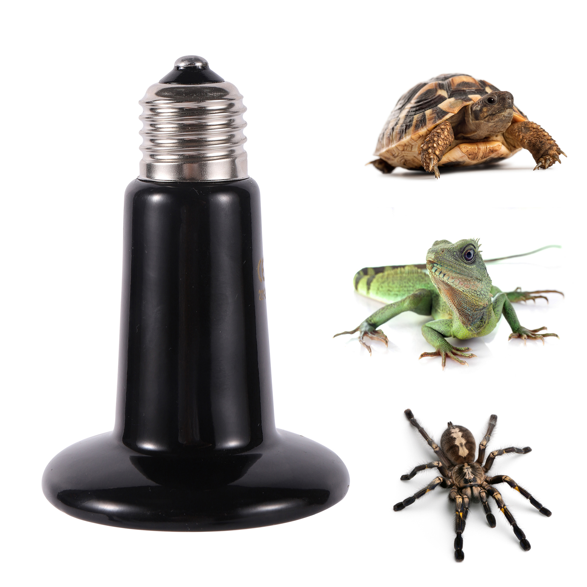 Ceramic Heat Emitter - Lampu Pemanas Keramik Inframerah Jauh Reptil