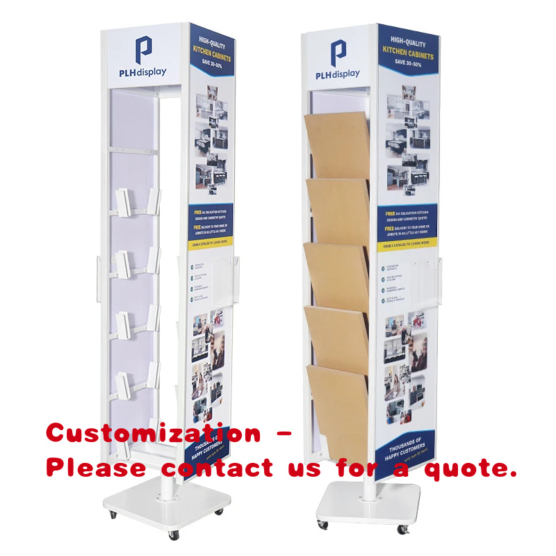 Ceramic Tile Floor - Rak Display Berputar Dua Sisi yang