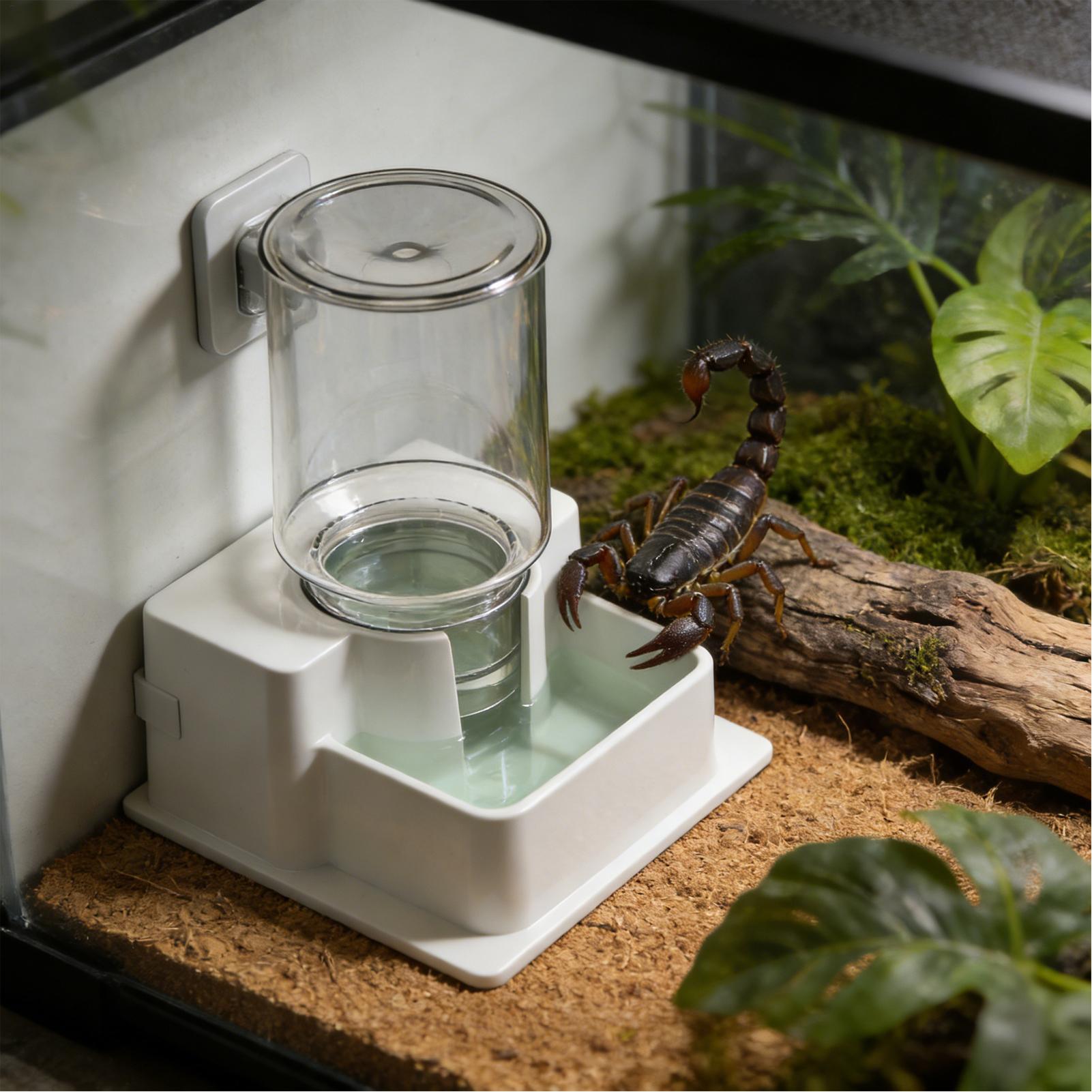 Water Dish Reptile - Tempat Minum Otomatis untuk Bearded Dragon,
