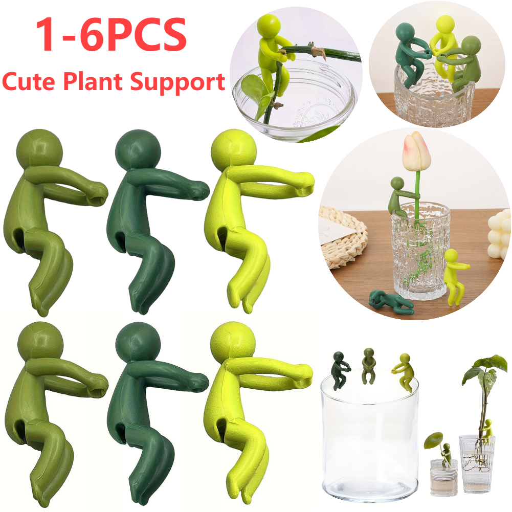 Vine Climbing Plastic - 1-6 Buah Dudukan Tanaman Lucu Tanaman