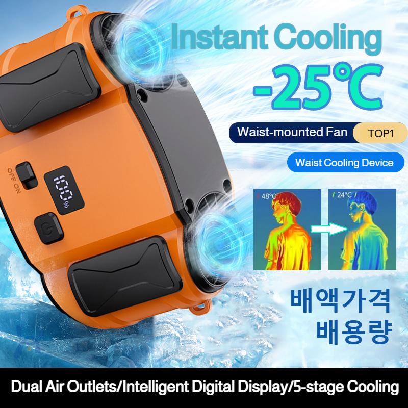 Timer Dual Outlet - Kipas Saluran Udara Ganda Luar Ruangan