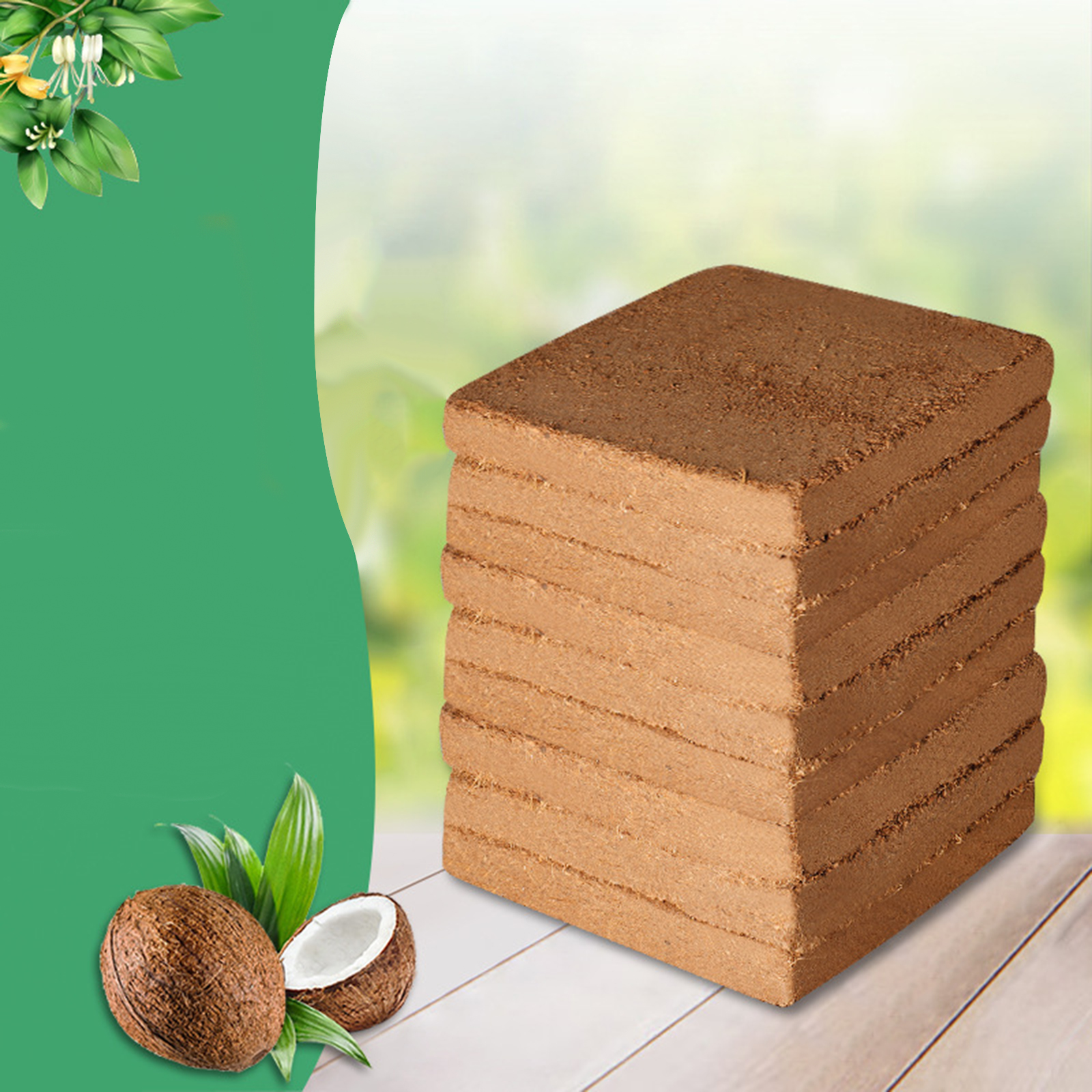 Substrate Coconut Fiber - Substrat Terarium Serat Kelapa, Bata Sabut