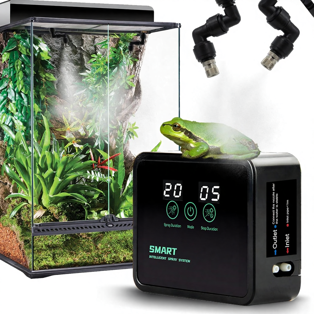 Misting Nozzle Reptile - Pelembap Udara Reptil Sistem Pengkabutan Cerdas