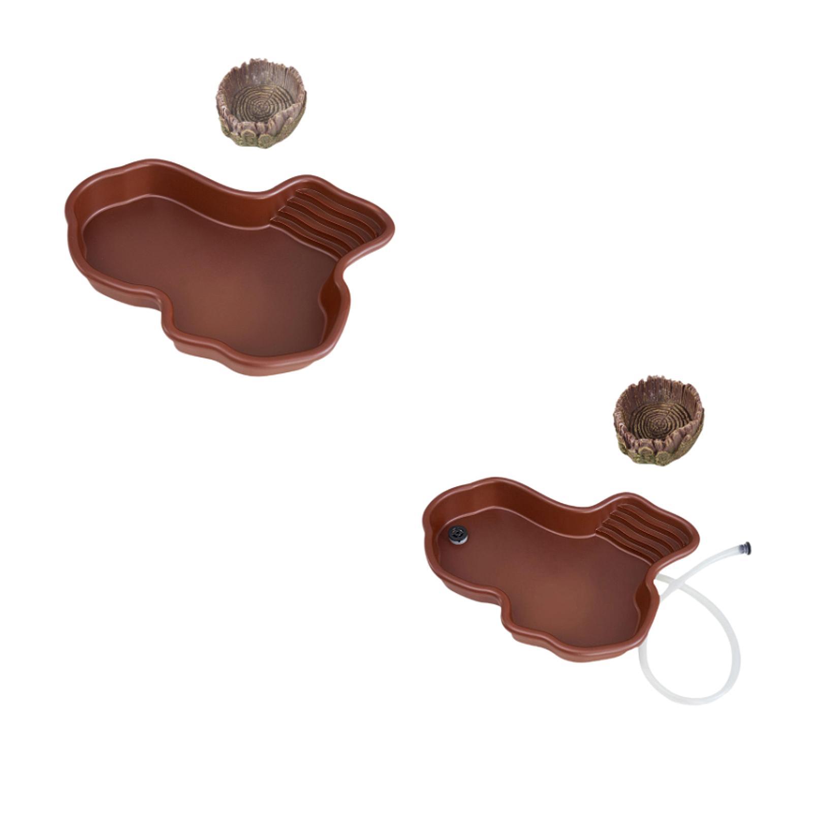 Water Dish Reptile - Piring Makan Reptil Kolam Mandi Reptil,