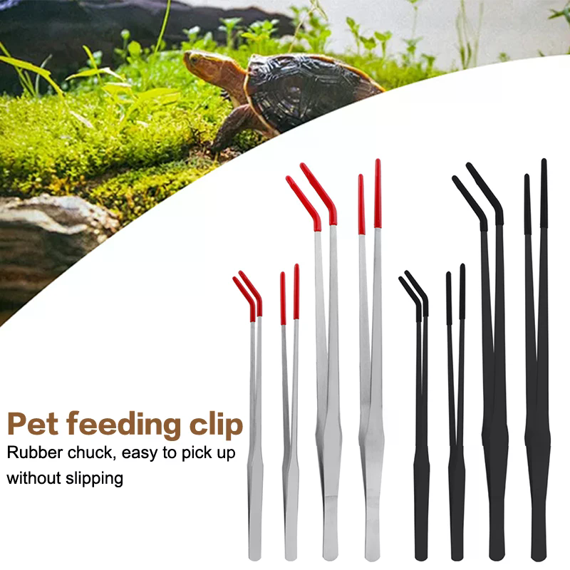 Penjepit Makanan Reptil Baja T - Feeding Tong Stainless ulasan dan harga