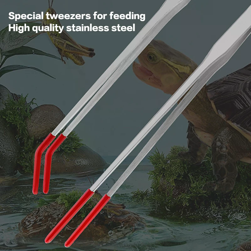 Penjepit Makanan Reptil Baja T - Feeding Tong Stainless ulasan dan harga