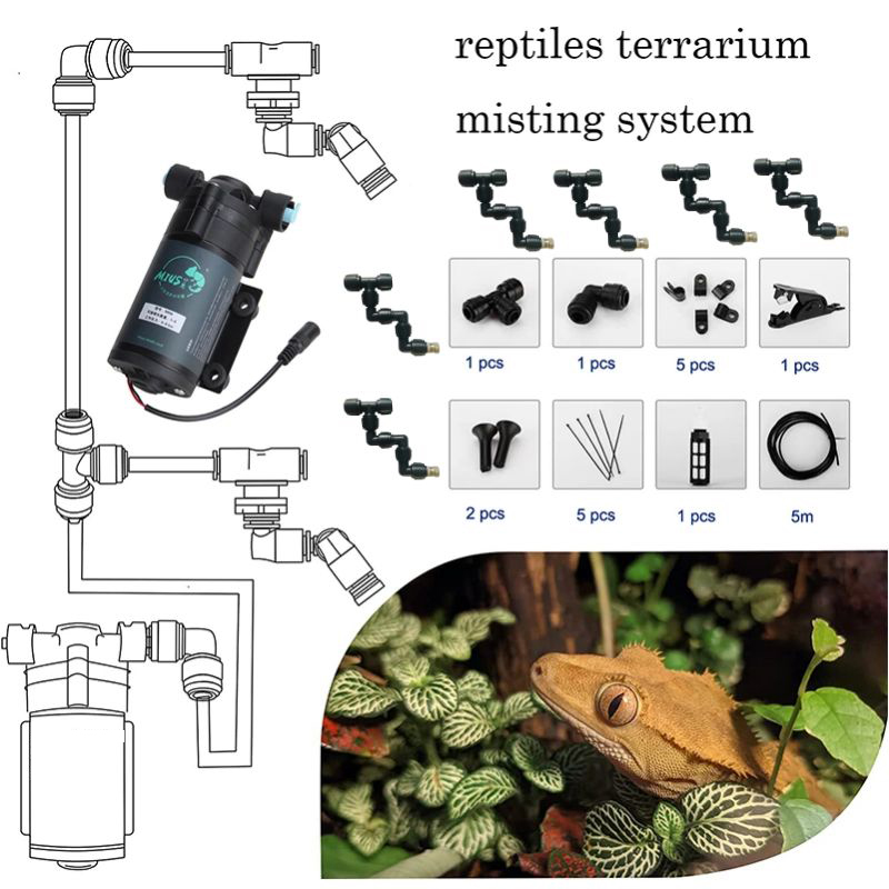Sistem Gerimis Pelembap Udara  - Misting Nozzle Reptile ulasan dan harga