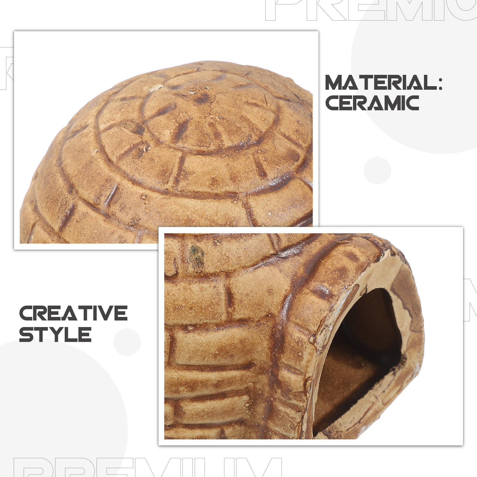 Tempat Persembunyian Akuarium  - Hide Cave Ceramic ulasan dan harga