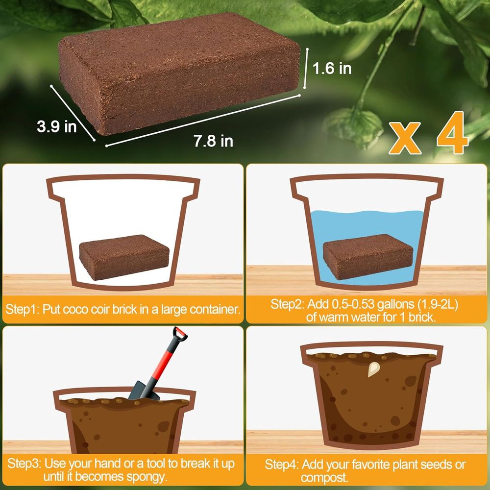 Sabut Kelapa Organik 4 Batang  - Substrate Coconut Fiber ulasan dan harga