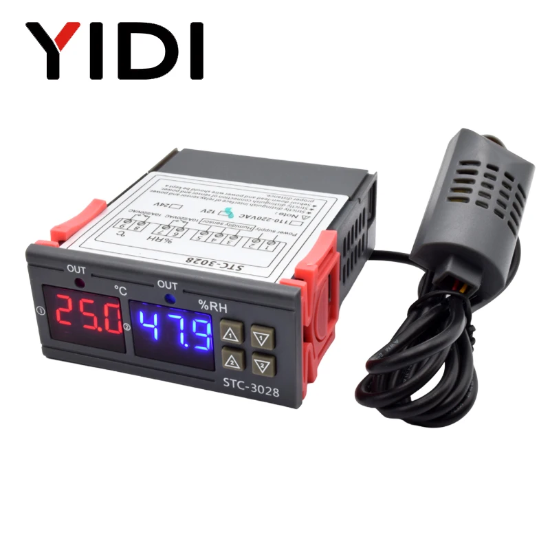 STC-3028 LED Digital Termostat - Digital Hygrometer Probe ulasan dan harga