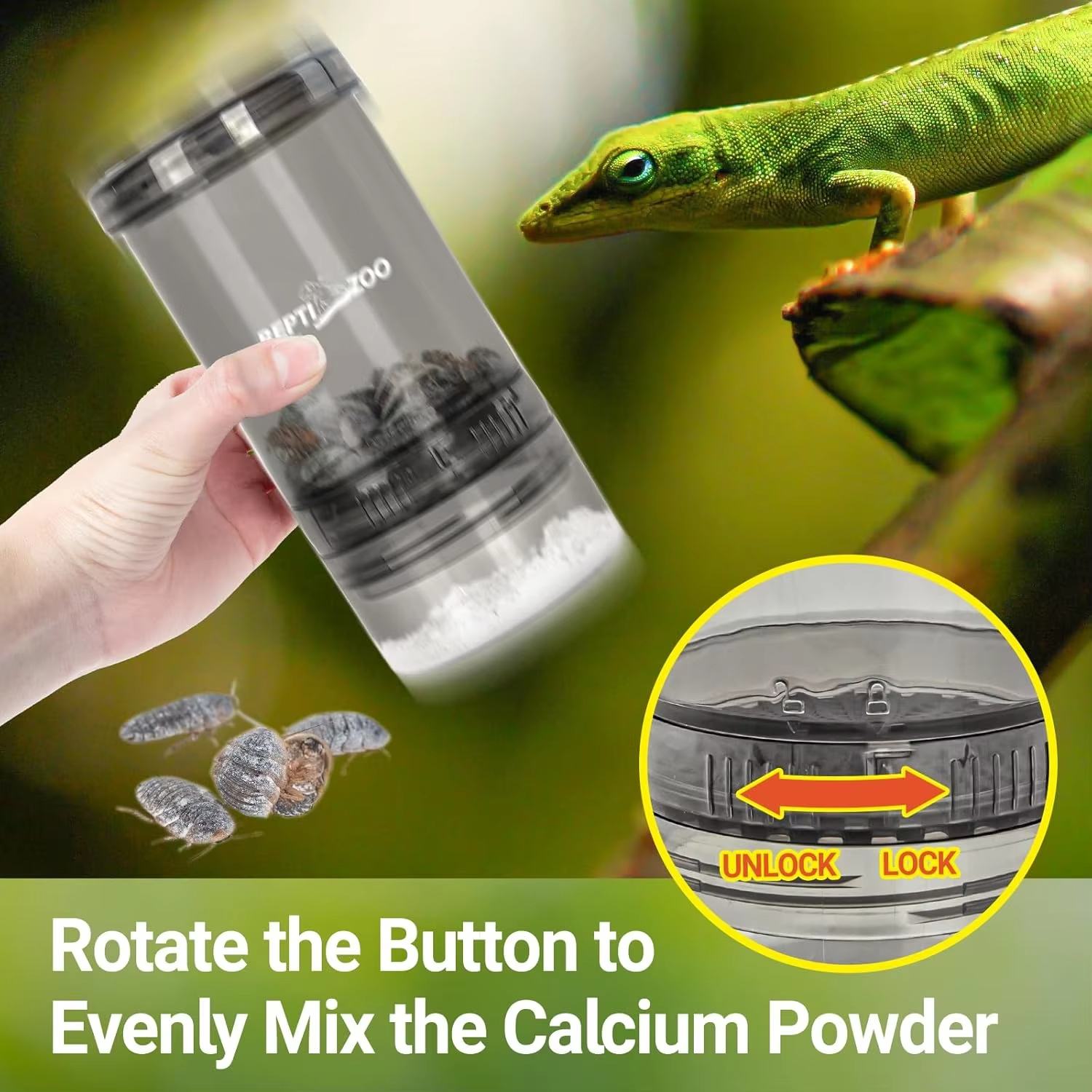 Baki Pencampur Bubuk Kalsium R - Calcium Powder Reptile ulasan dan harga