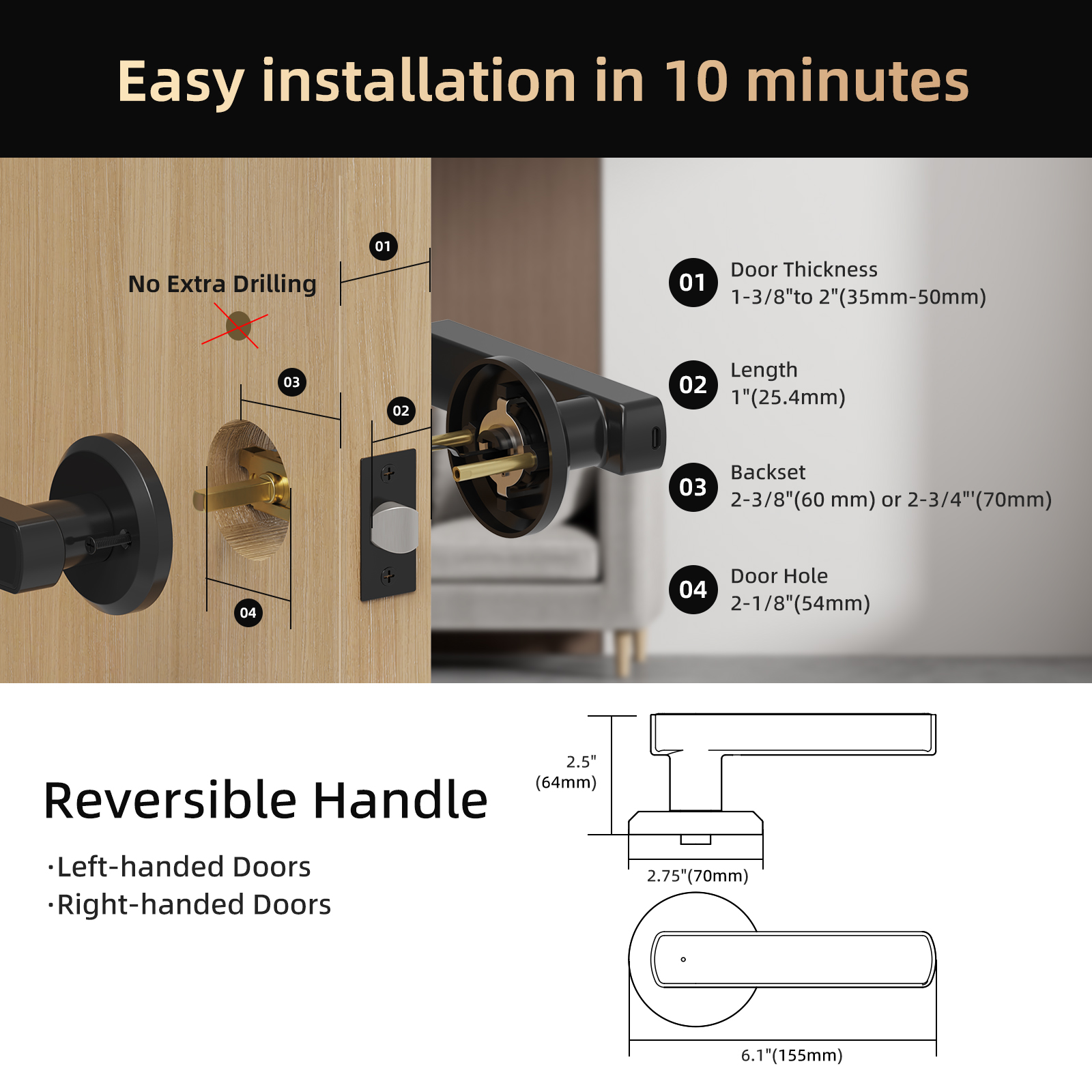 Viladepot Menangani Berbentuk  - Glass Door Hinge ulasan dan harga