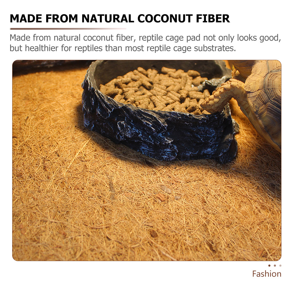 Karpet Alas Terarium Serat Kel - Substrate Coconut Fiber ulasan dan harga