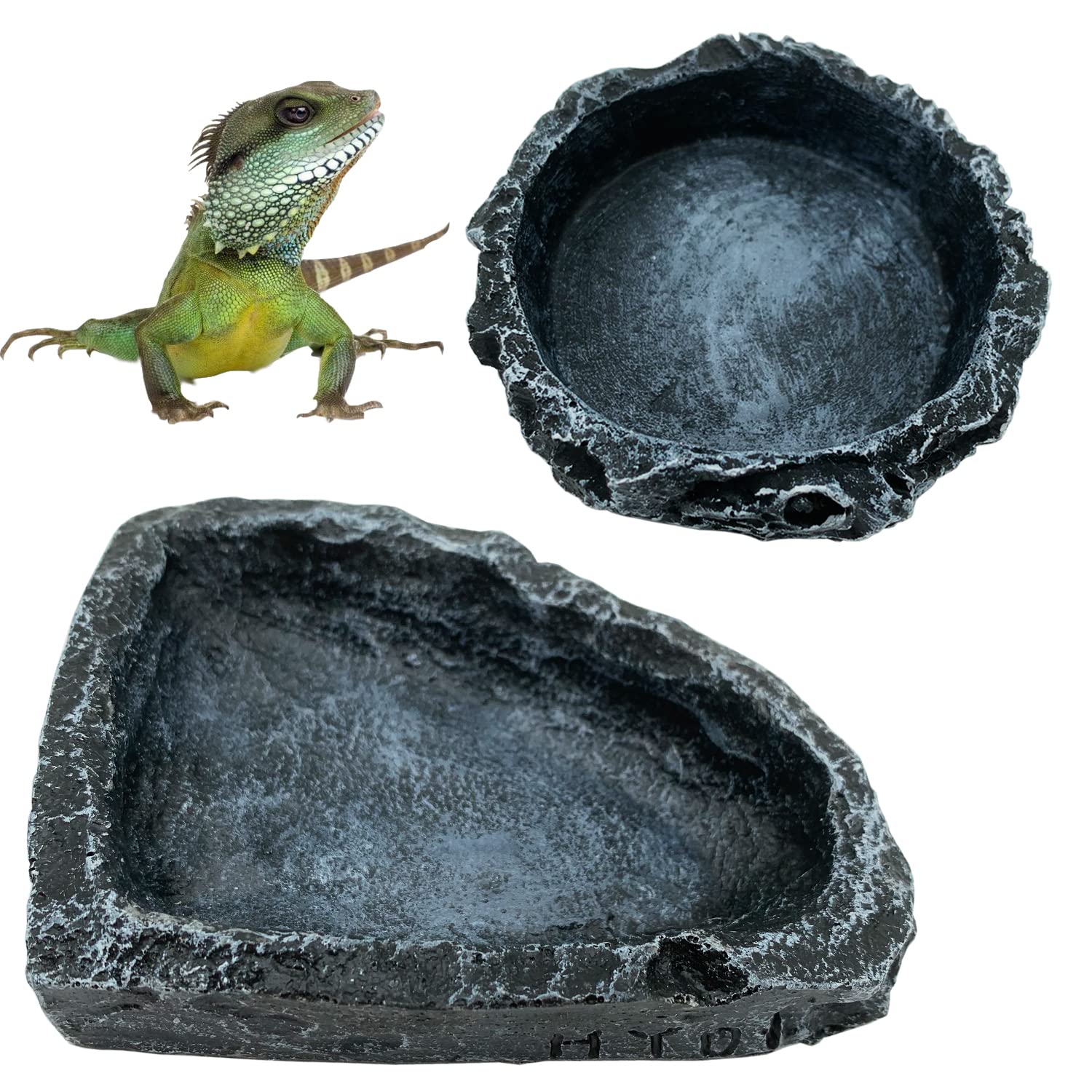 1/2 Pak Mangkuk Sudut Tempat M - Water Dish Reptile ulasan dan harga