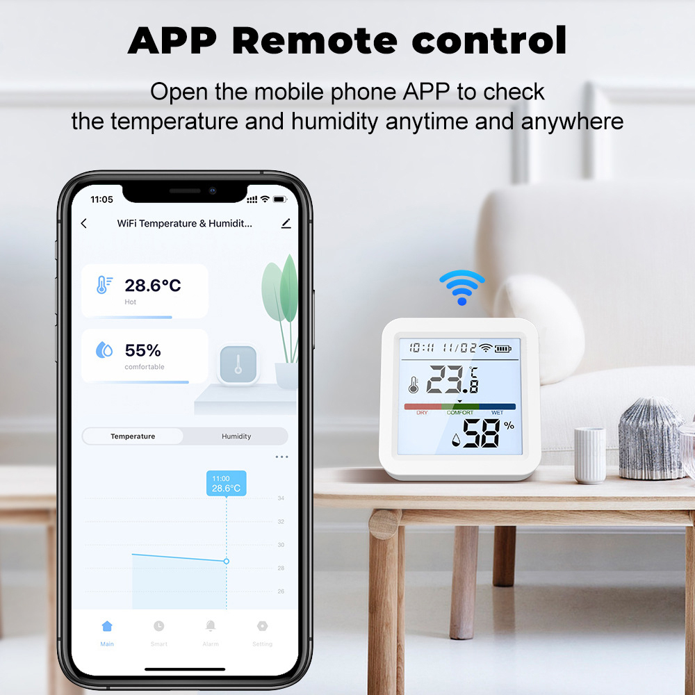 ONENUO Tuya termometer, WIFI S - Digital Hygrometer Probe ulasan dan harga