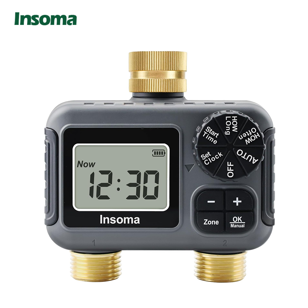 Insoma sistem penyiraman iriga - Timer Dual Outlet ulasan dan harga
