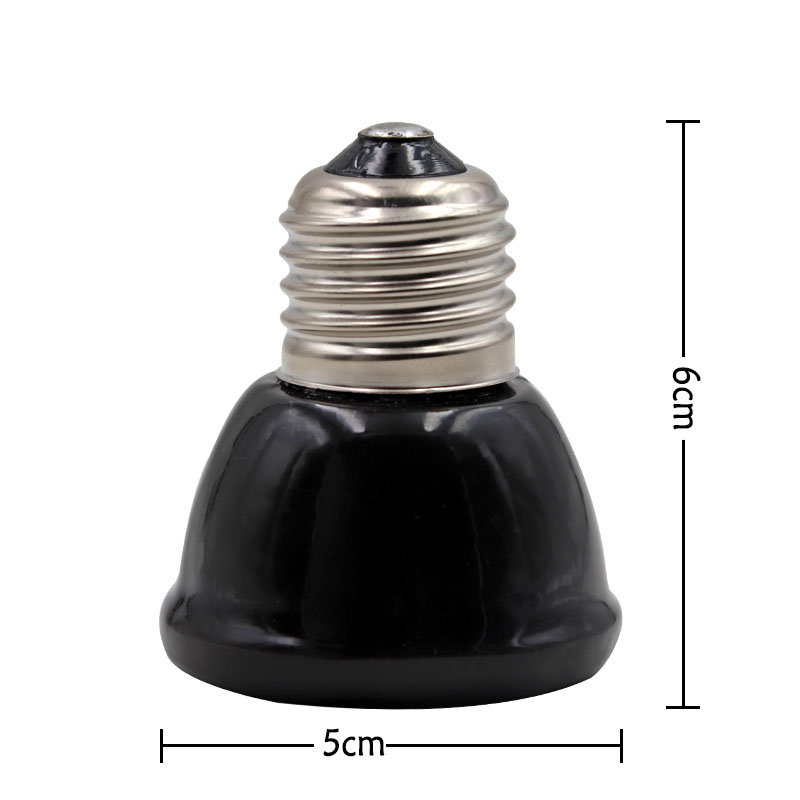 Hitam Mini Lampu Pemanas Hewan - Ceramic Heat Emitter ulasan dan harga