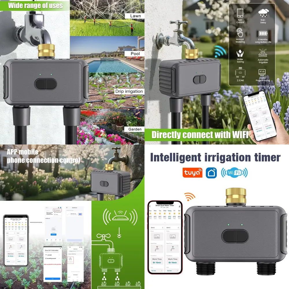 WAP01 WiFi APP Control Dual Ho - Timer Dual Outlet ulasan dan harga