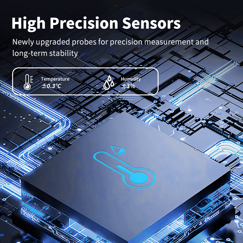 Tuya Smart WiFi Sensor Suhu da - Digital Hygrometer Probe ulasan dan harga