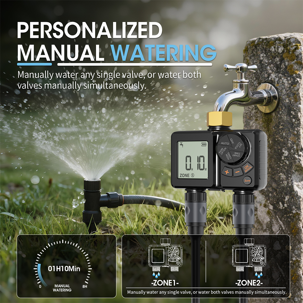 Sistem Penyiraman Otomatis Pin - Timer Dual Outlet ulasan dan harga