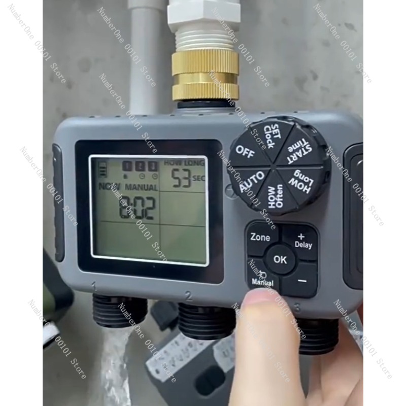 Timer Irigasi Taman Otomatis L - Timer Dual Outlet ulasan dan harga