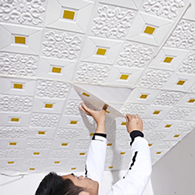 70*100cm Wallpaper Busa 3D Mot - Pvc Panel Background ulasan dan harga