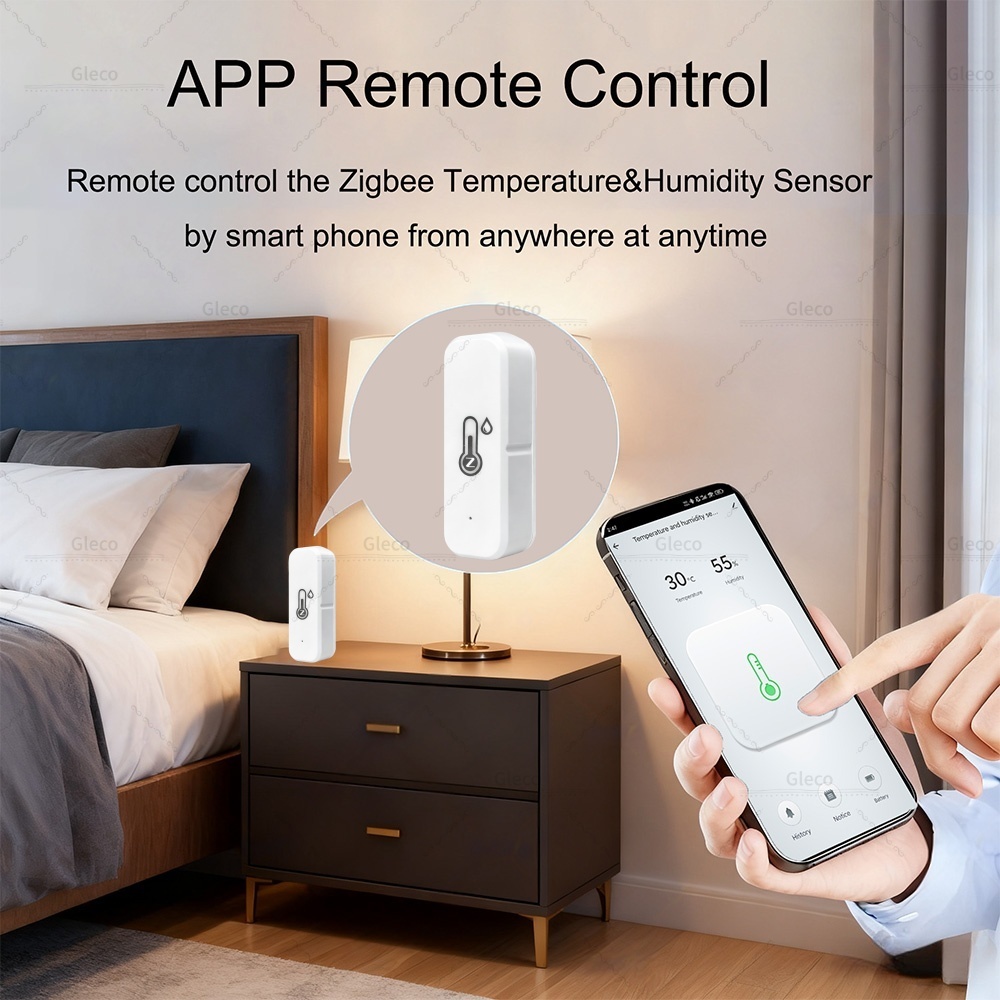 Tuya Zigbee 3.0 Sensor Suhu da - Digital Hygrometer Probe ulasan dan harga