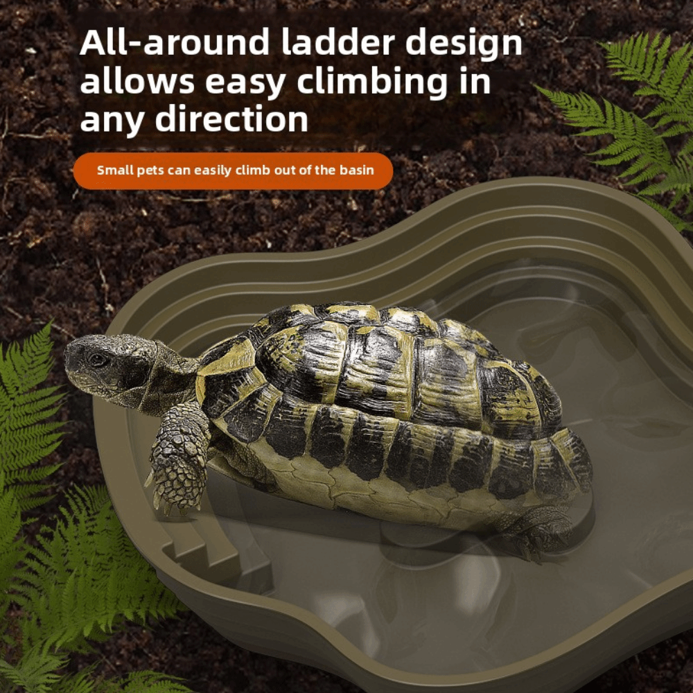 Bak Mandi Kura-kura Plastik Ba - Water Dish Reptile ulasan dan harga