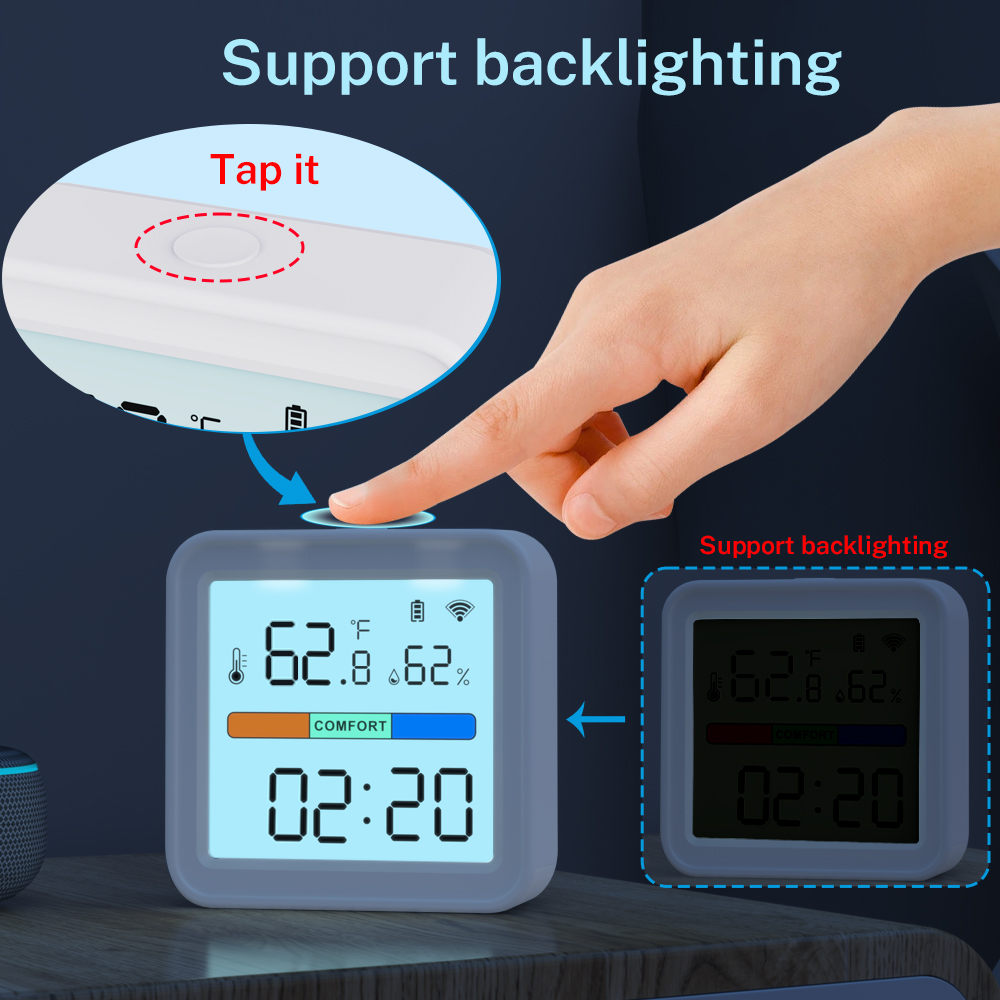 Tuya WIFI Sensor Kelembaban Su - Digital Hygrometer Probe ulasan dan harga